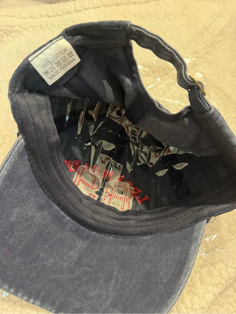 Legendary Athletic 89 Embroidered Baseball Cap - Navy